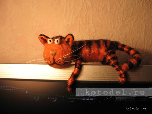 Кот на мониторе